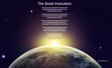 The Great Invocation by Alice A Bailey & Djwhal Khul